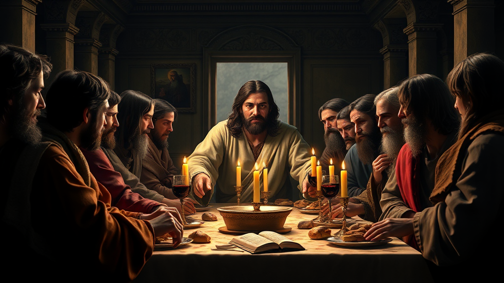 A Dramatic Last Supper: Jesus with Disciples