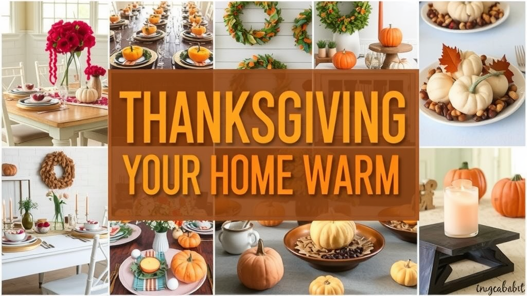 A Festive Thanksgiving Decor with 15 Ideas