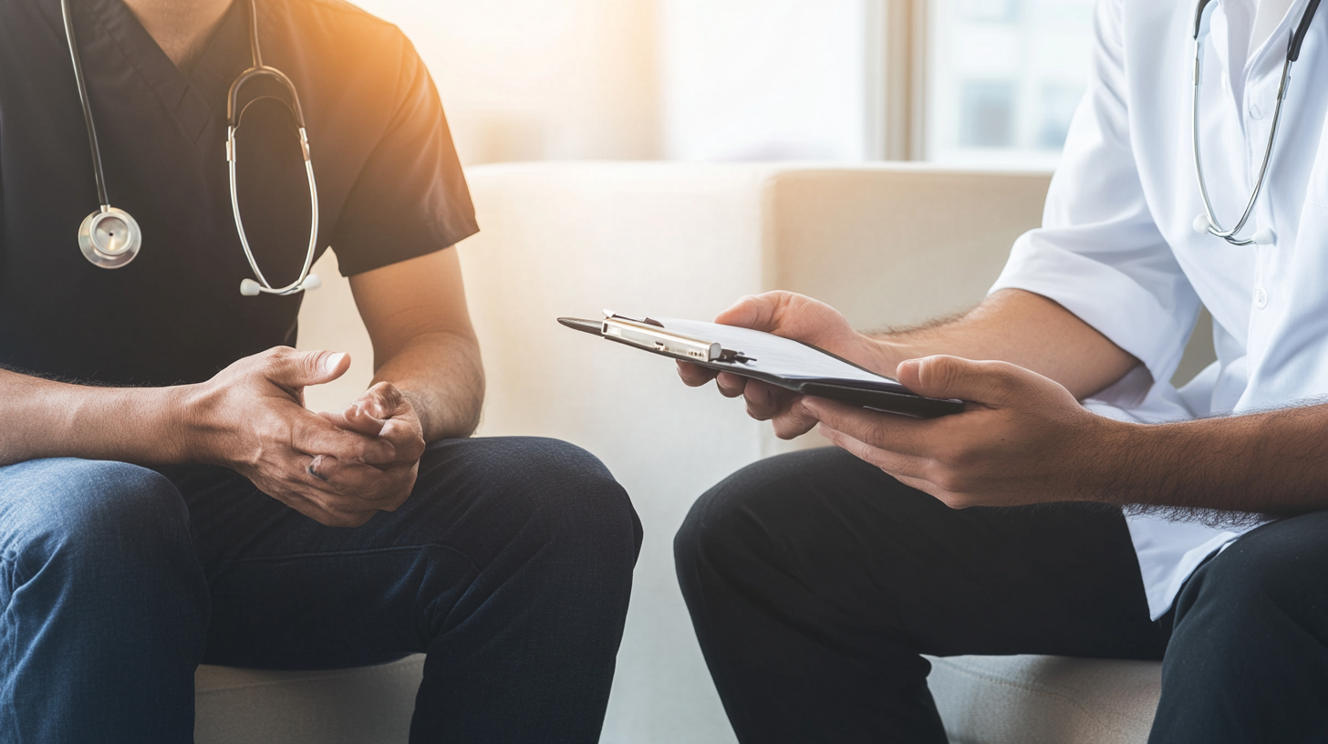 A First Responder Speaks with Healthcare Provider