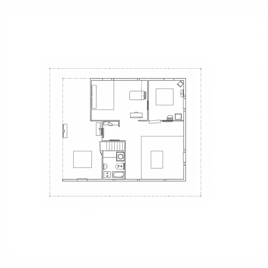 A Floor Plan for a 30x40 Space