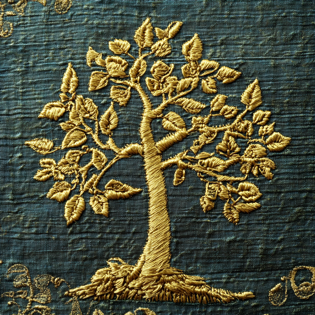 A Golden Lemon Tree on Knight's Tapestry