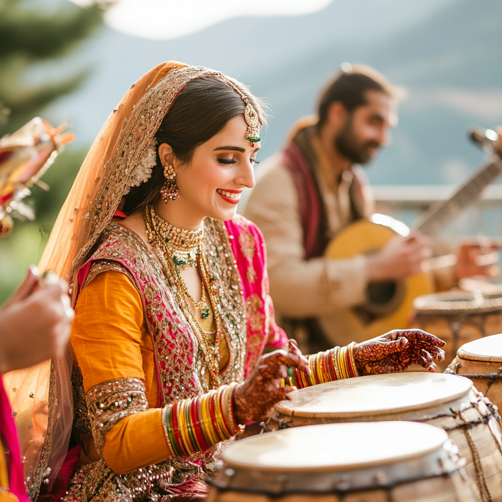 A Himachali wedding celebration in the Himalayas