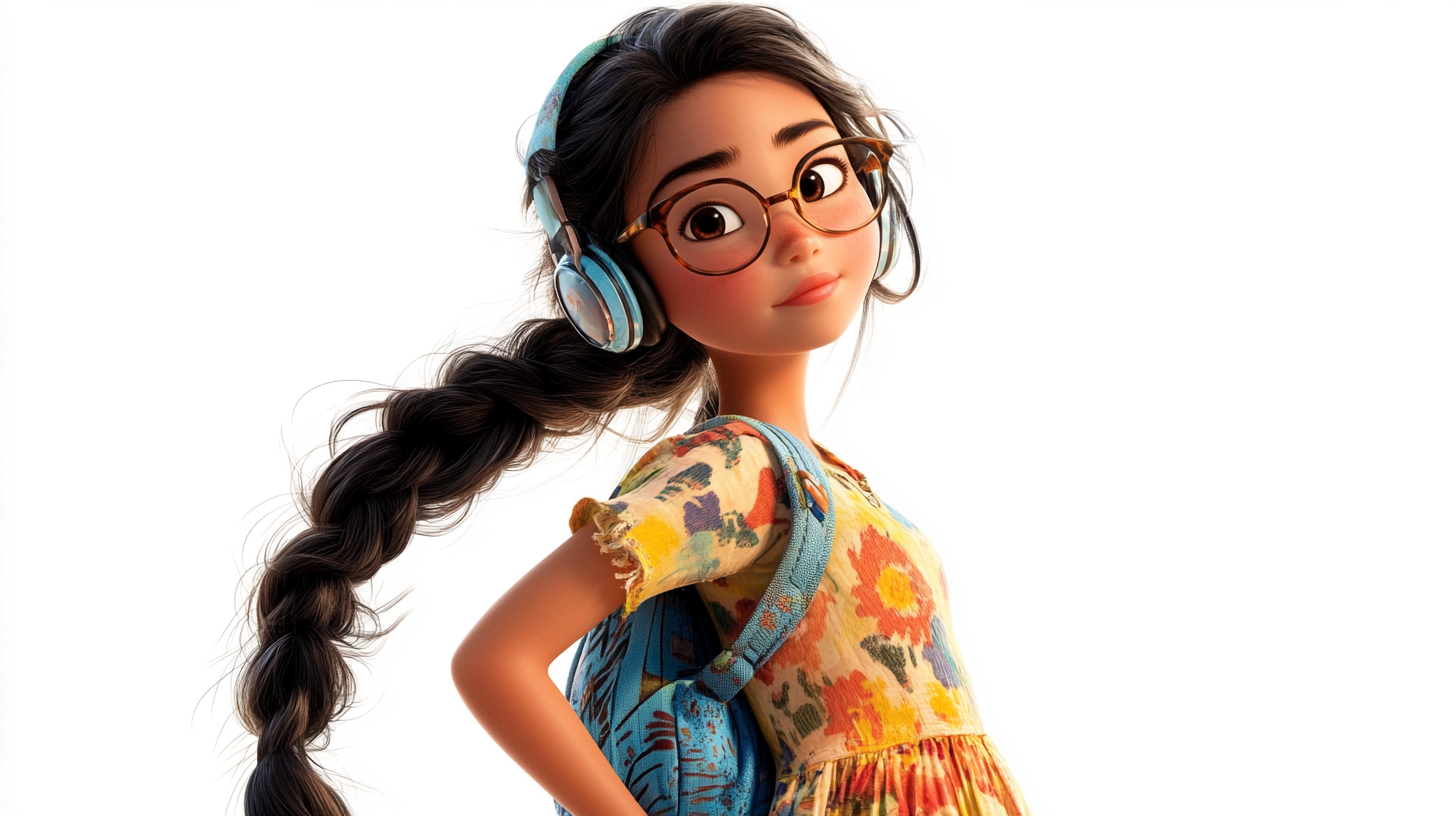 A Kazakh Girl Stars in Disney Pixar Poster