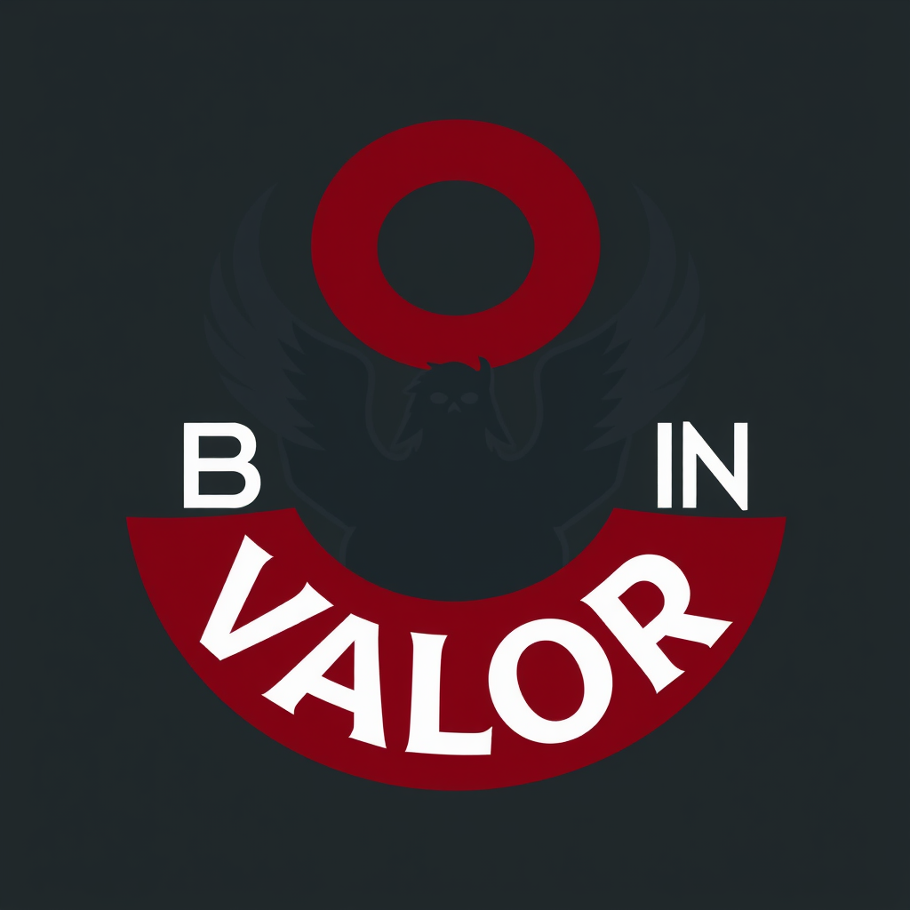 A Logo for 'Bound in Valor'