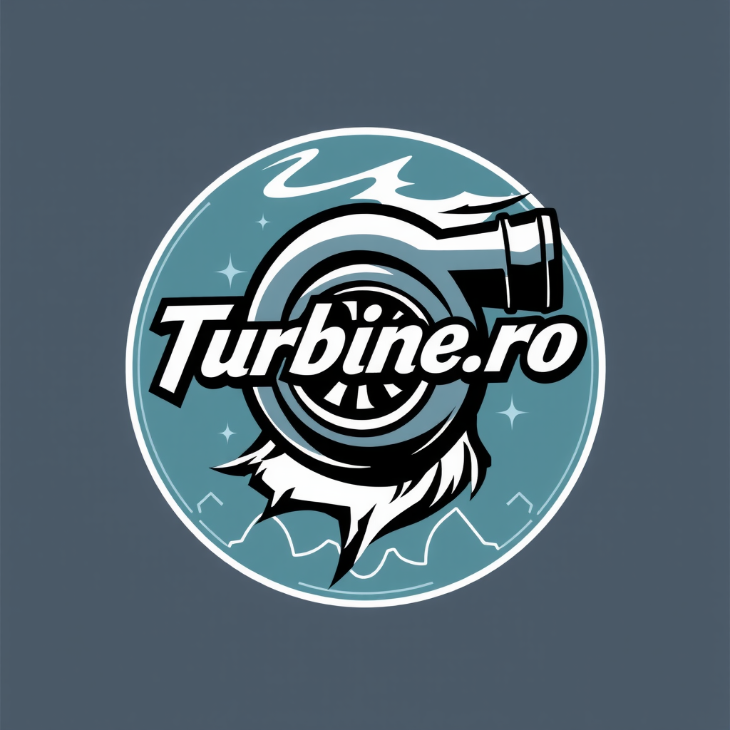 A Logo for Turbine.ro Turbocharger Repair Company