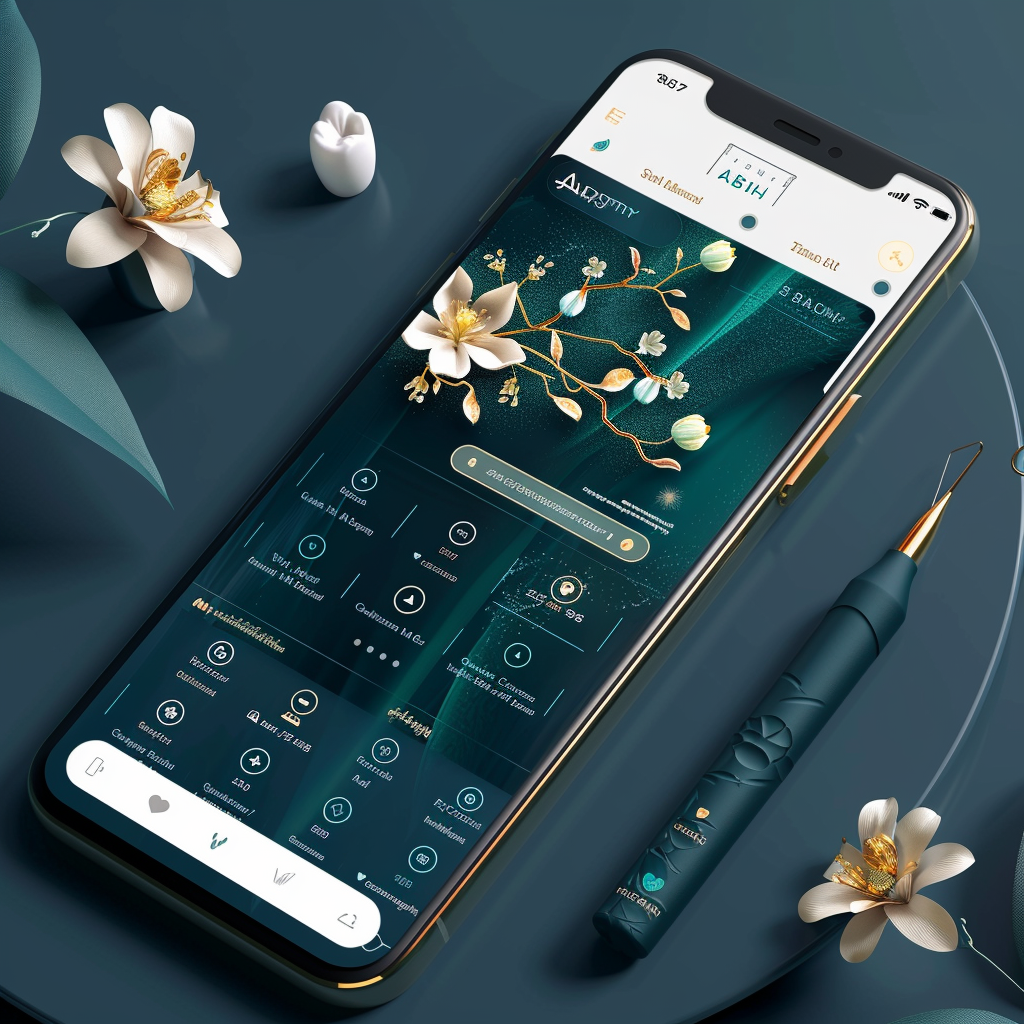 A Luxury Oral Care App Design Interface