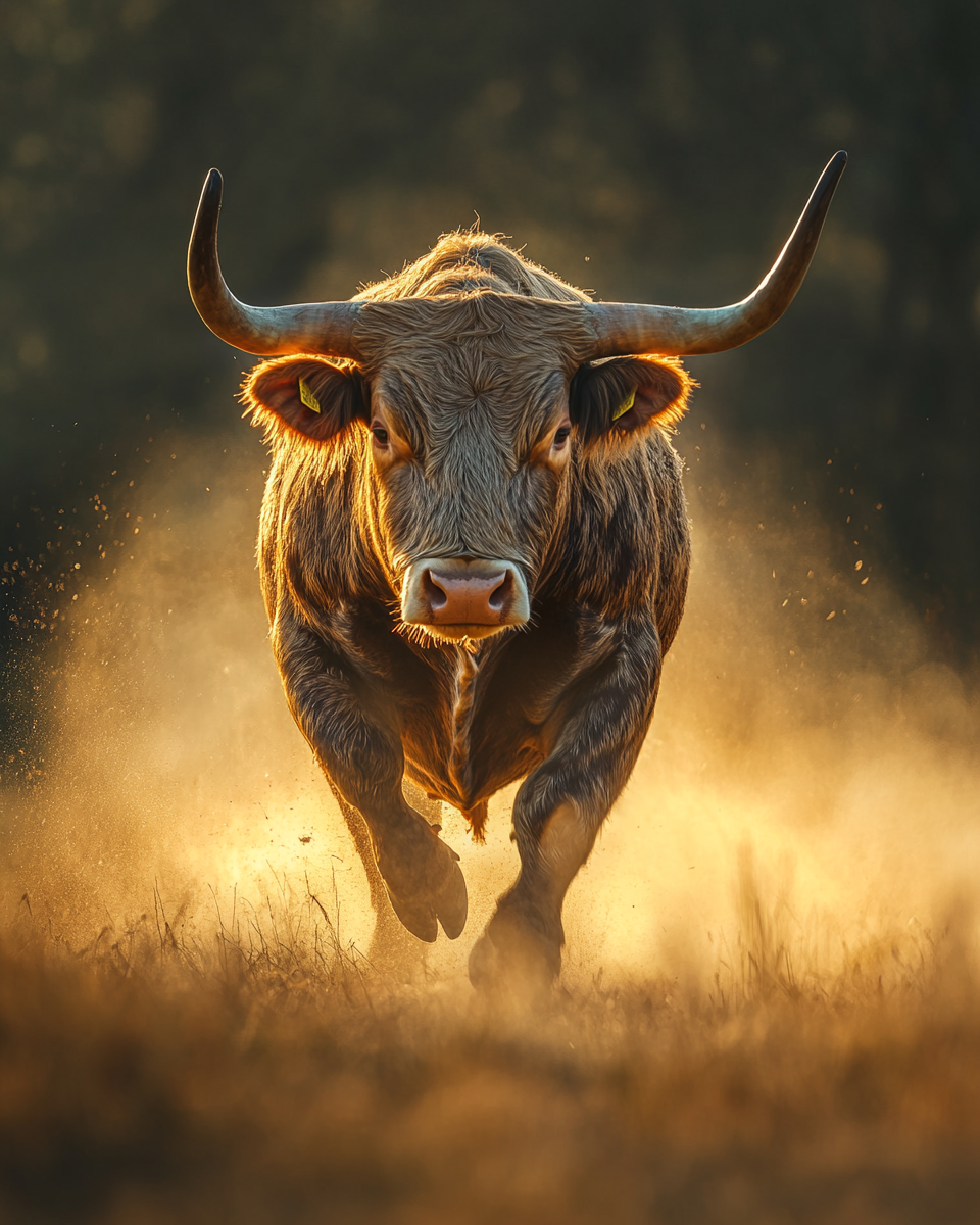 A Majestic Bull in Detailed Capture.