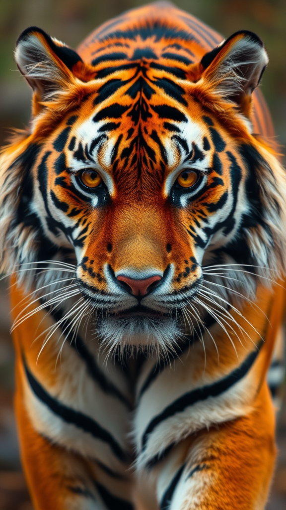 A Majestic Siberian Tiger: Graceful and Powerful Wildlife Beauty.