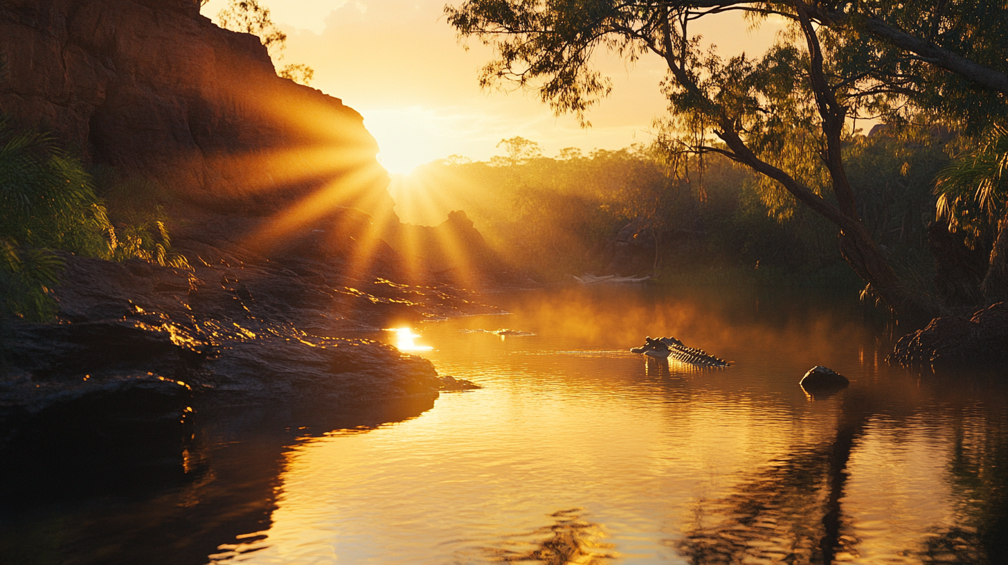 A Majestic Sunrise in Kakadu National Park