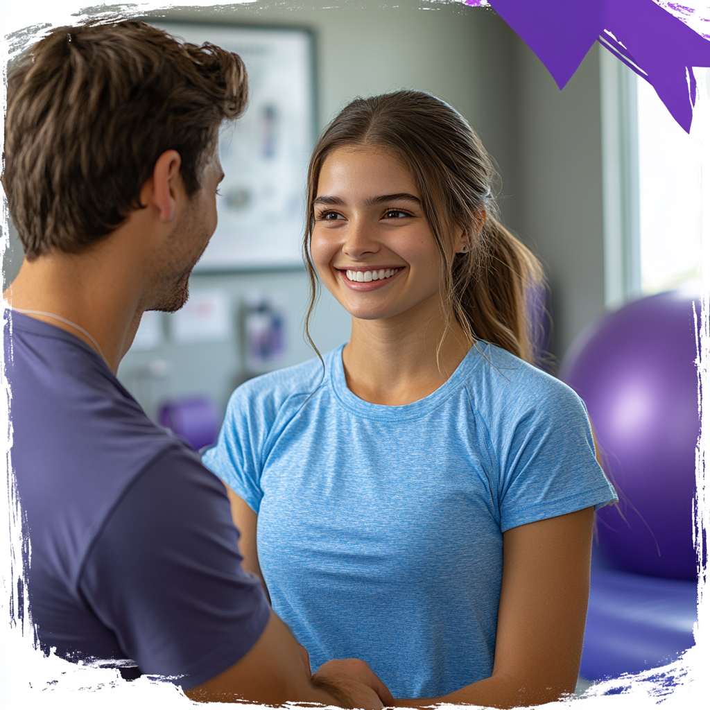 A Male Therapist Helping Female with Physical Therapy