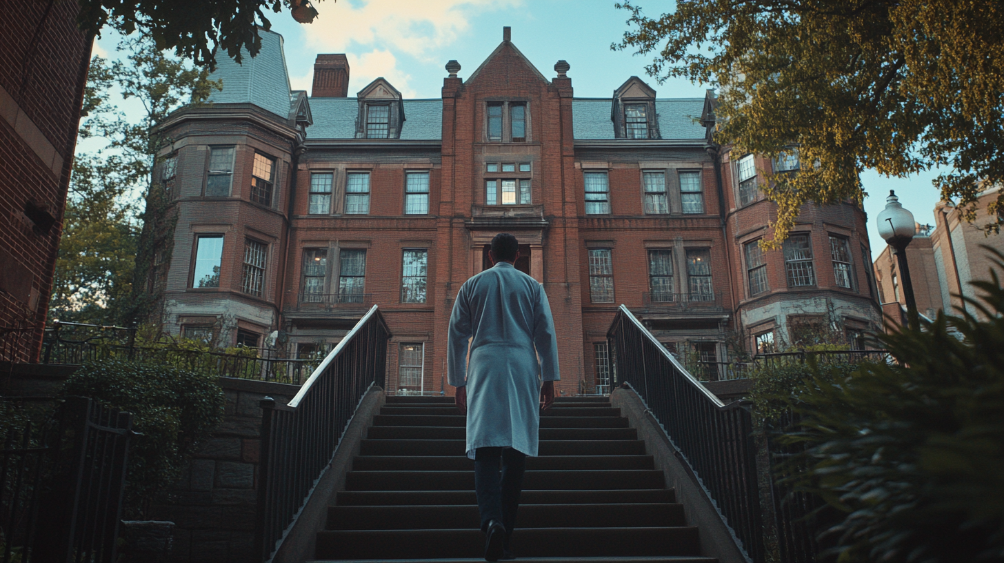 A Mid-Age Male Doctor in Baltimore Hospital