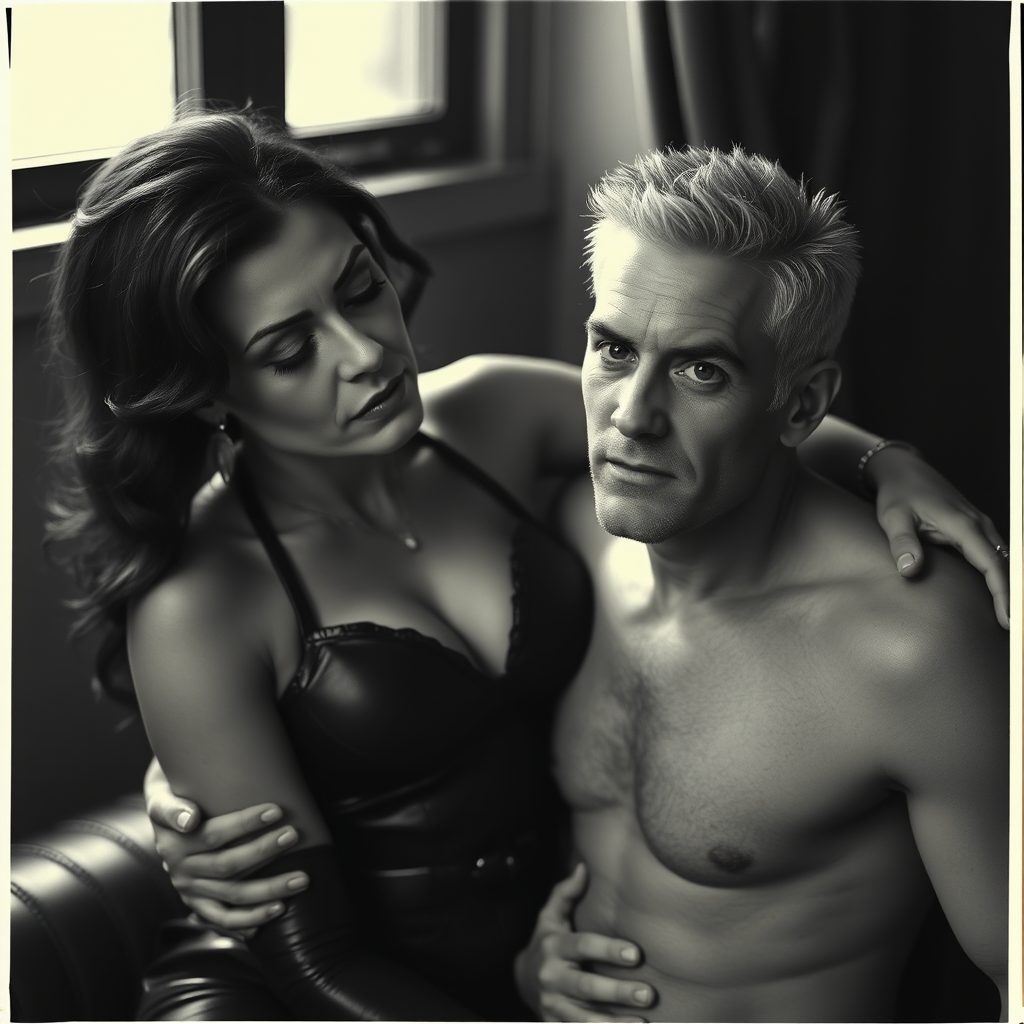 A Mistress with a Boy Slave.