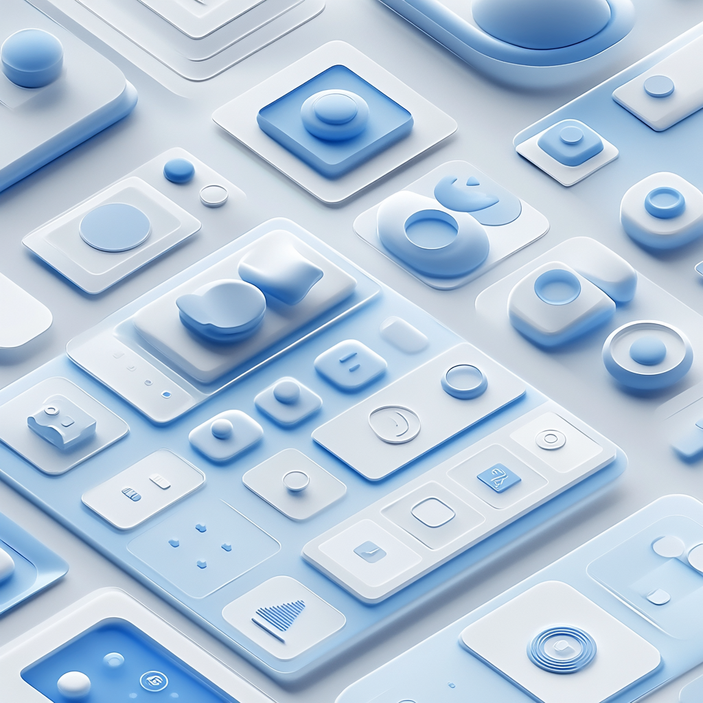 A Modern, Minimalist Web App with 3D Icons