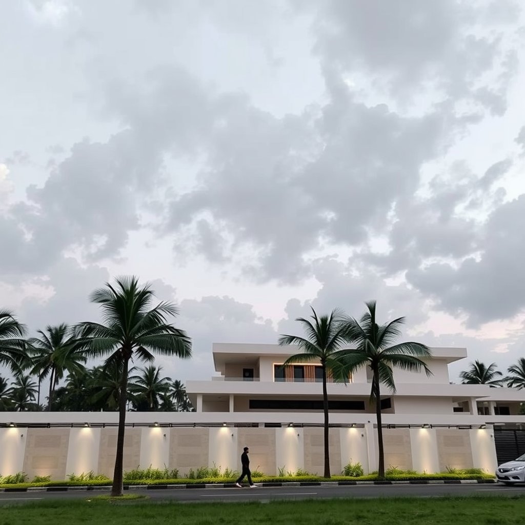 A Modern Afternoon Scene in India