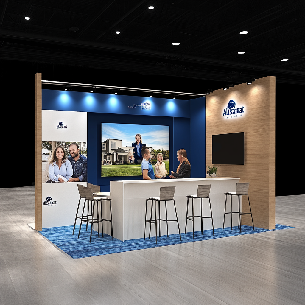 A Modern Allstate Trade Show Booth Design