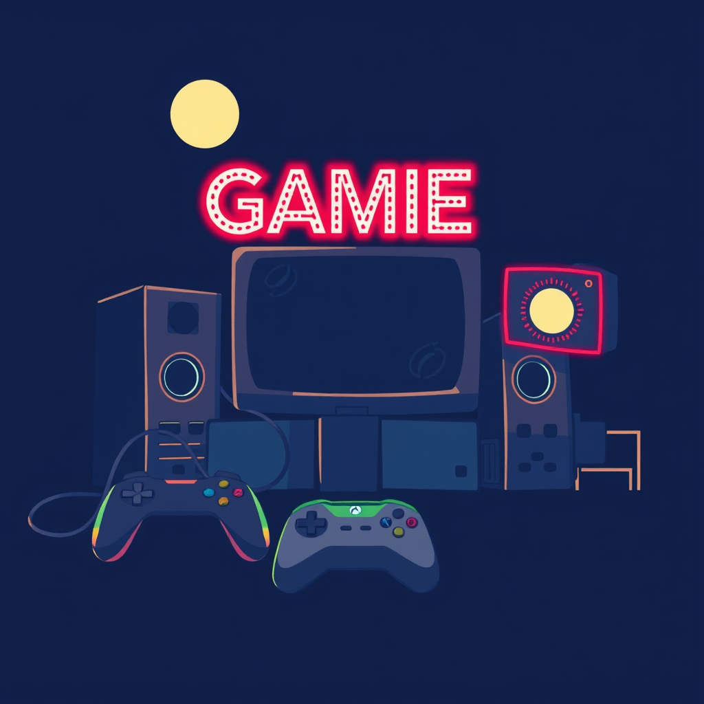 A Nostalgic Gaming Banner