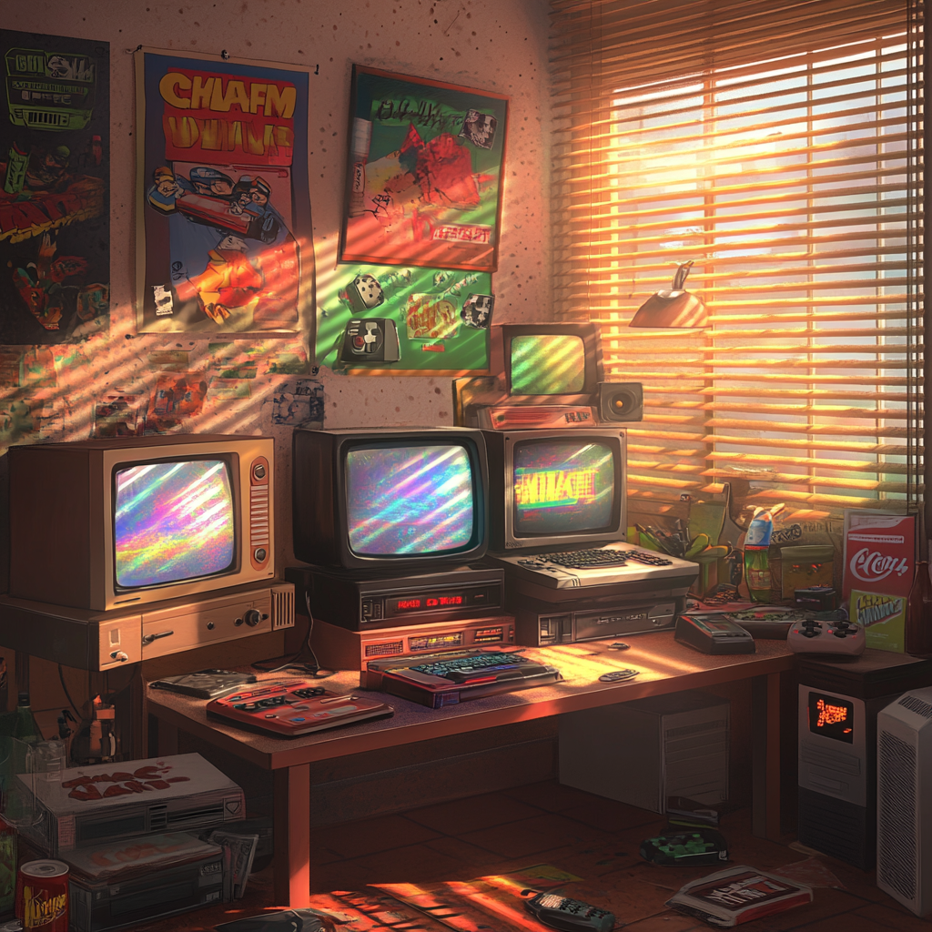 A Nostalgic Retro Gaming Room