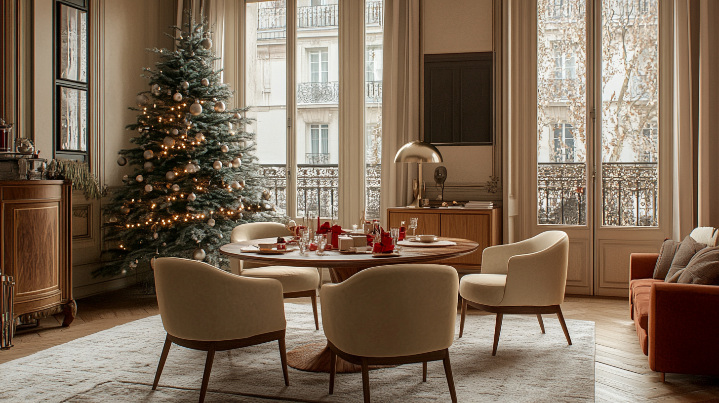 A Parisian Christmas in Charles Zana's Luxurious Apartment