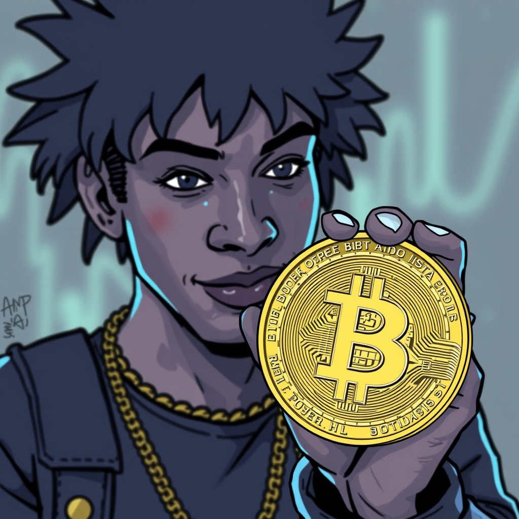 A Prince Holding a Bitcoin