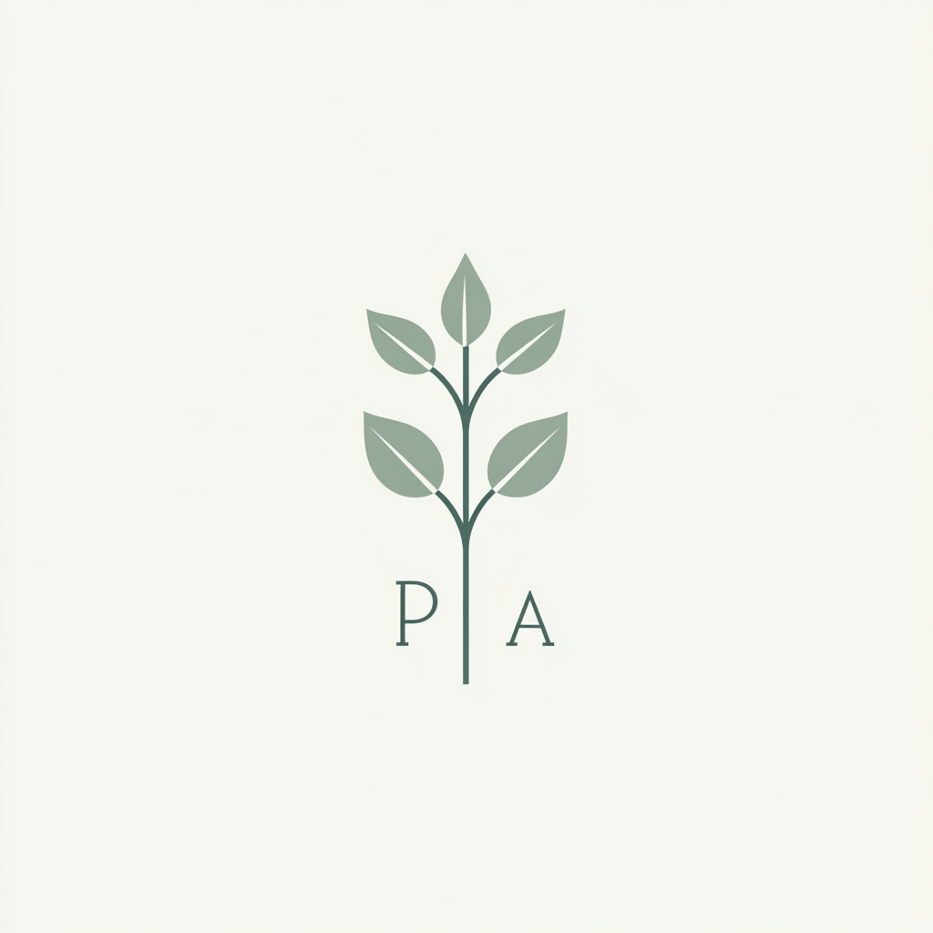 A Psychological Practice Logo Incorporating Seed Motif