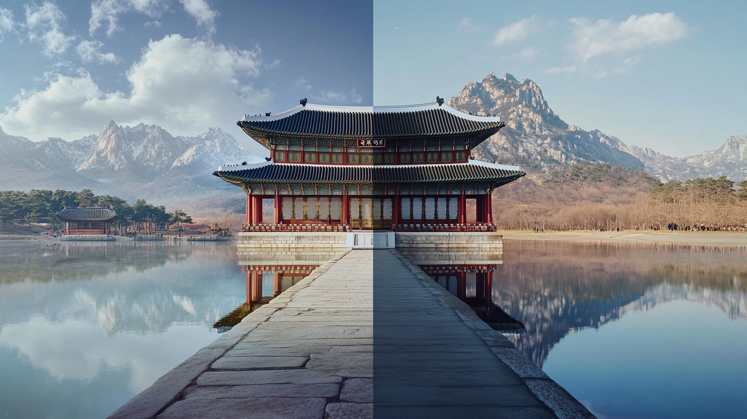 A Realistic Contrast Between North and South Korea