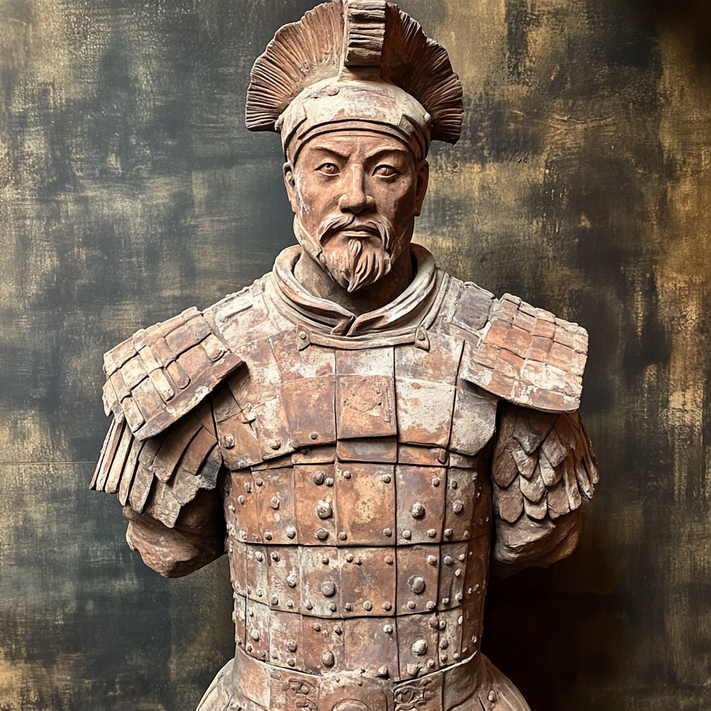 A Roman Centurion in Terracotta: Ancient Fusion Art