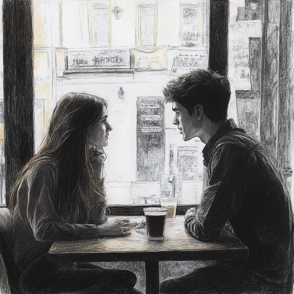 A Sad Date at the Coffee Shop