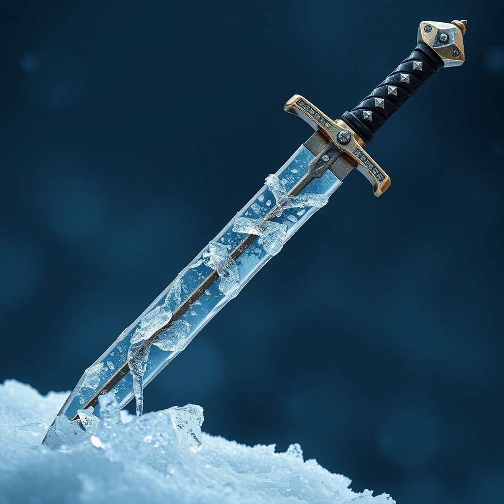 A Short Icy Sword.