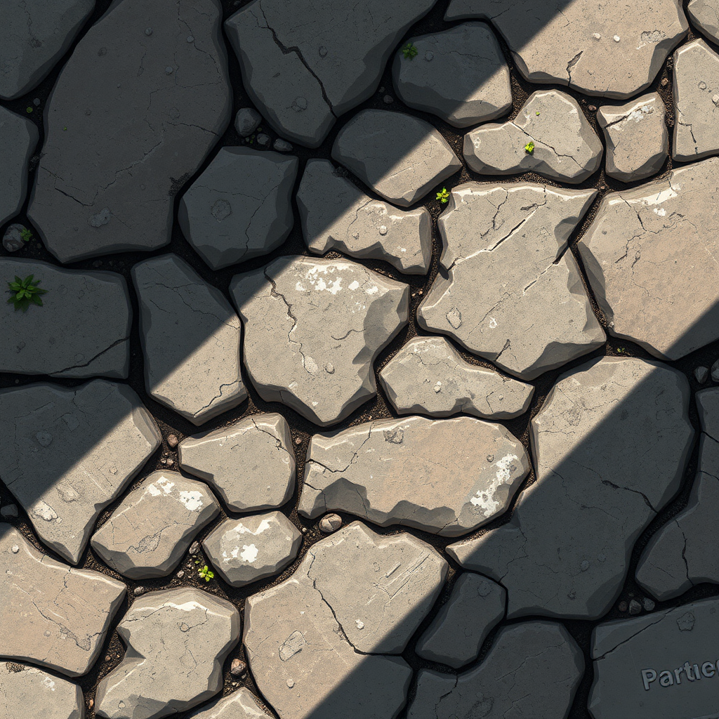 A Stone Texture with Anime Style