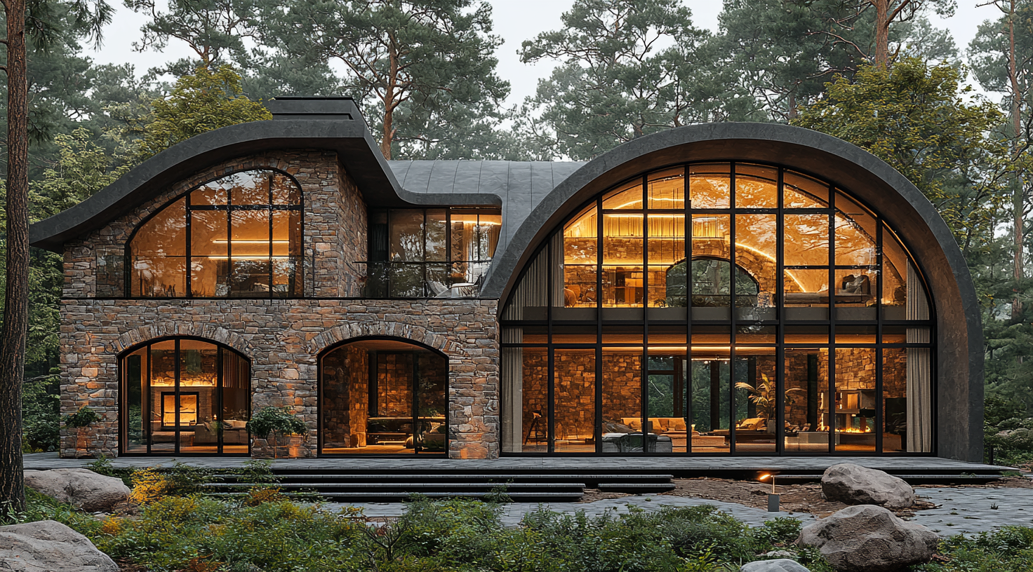 A Stunning House in the Beautiful Forest