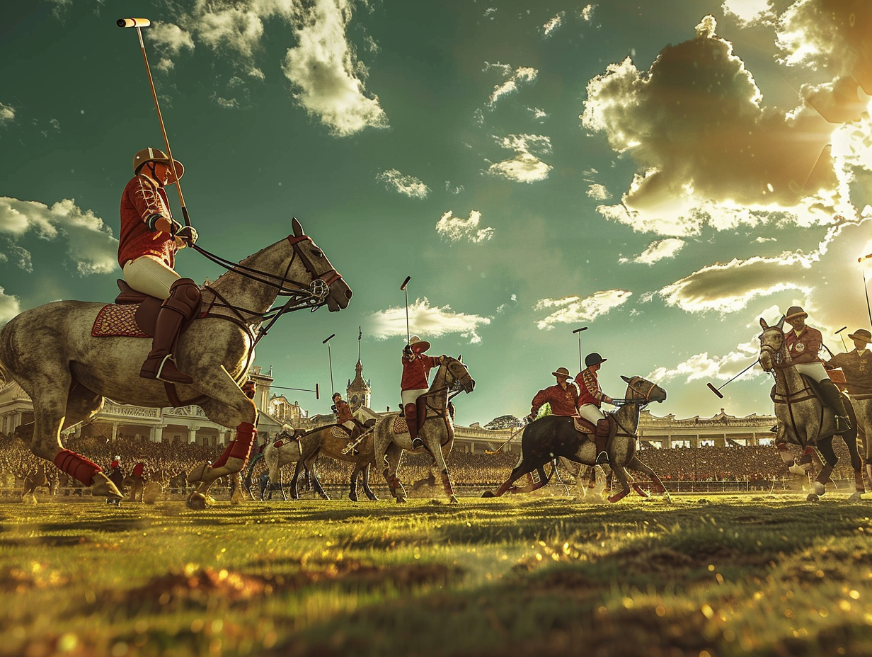 A Stunning Photo of a Polo Match