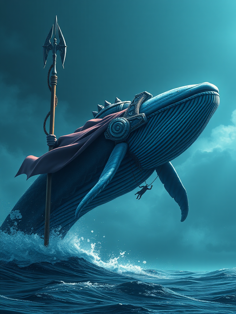 A Titan Warrior Blue Whale in 4K!