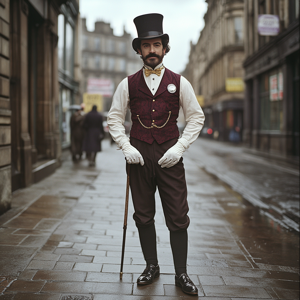 A Wealthy Gentleman in 1950's Glasgow, Scotland