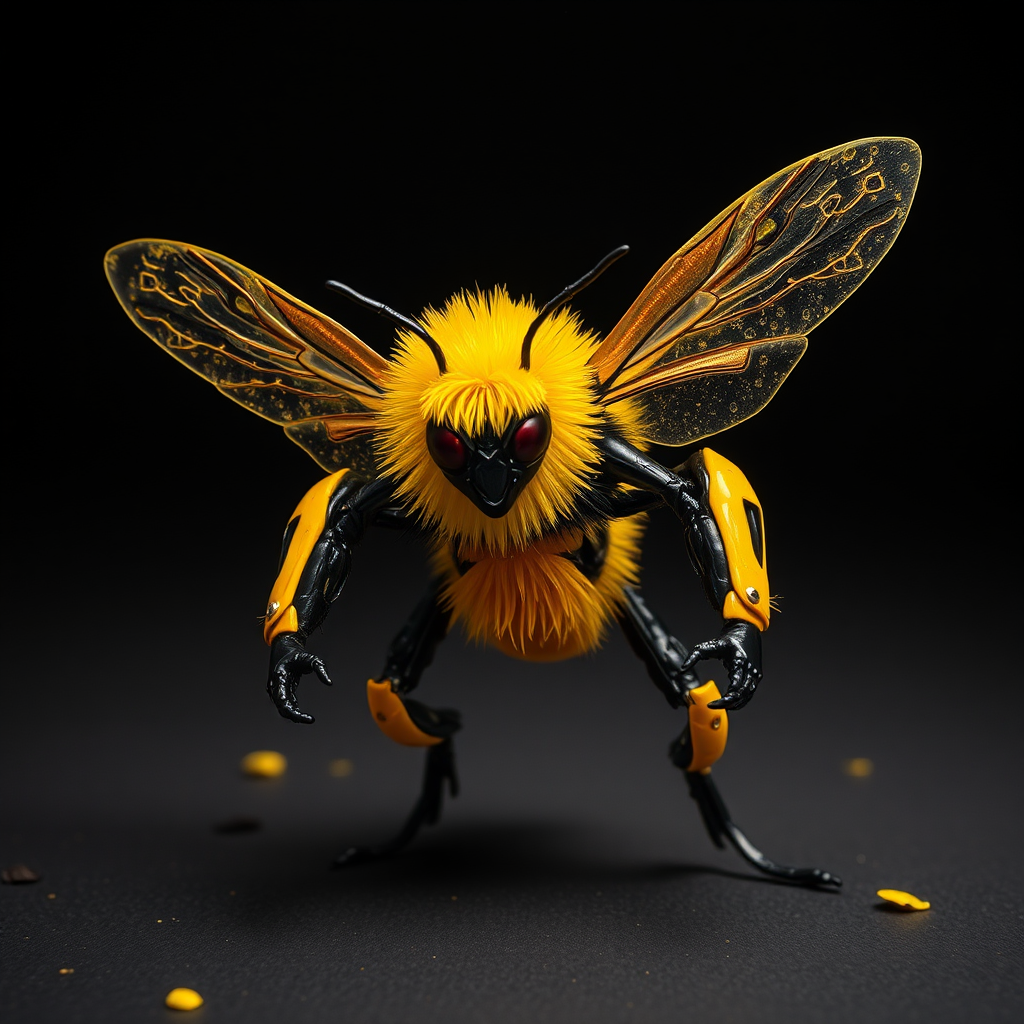 A bumblebee patronus in Harry Potter style