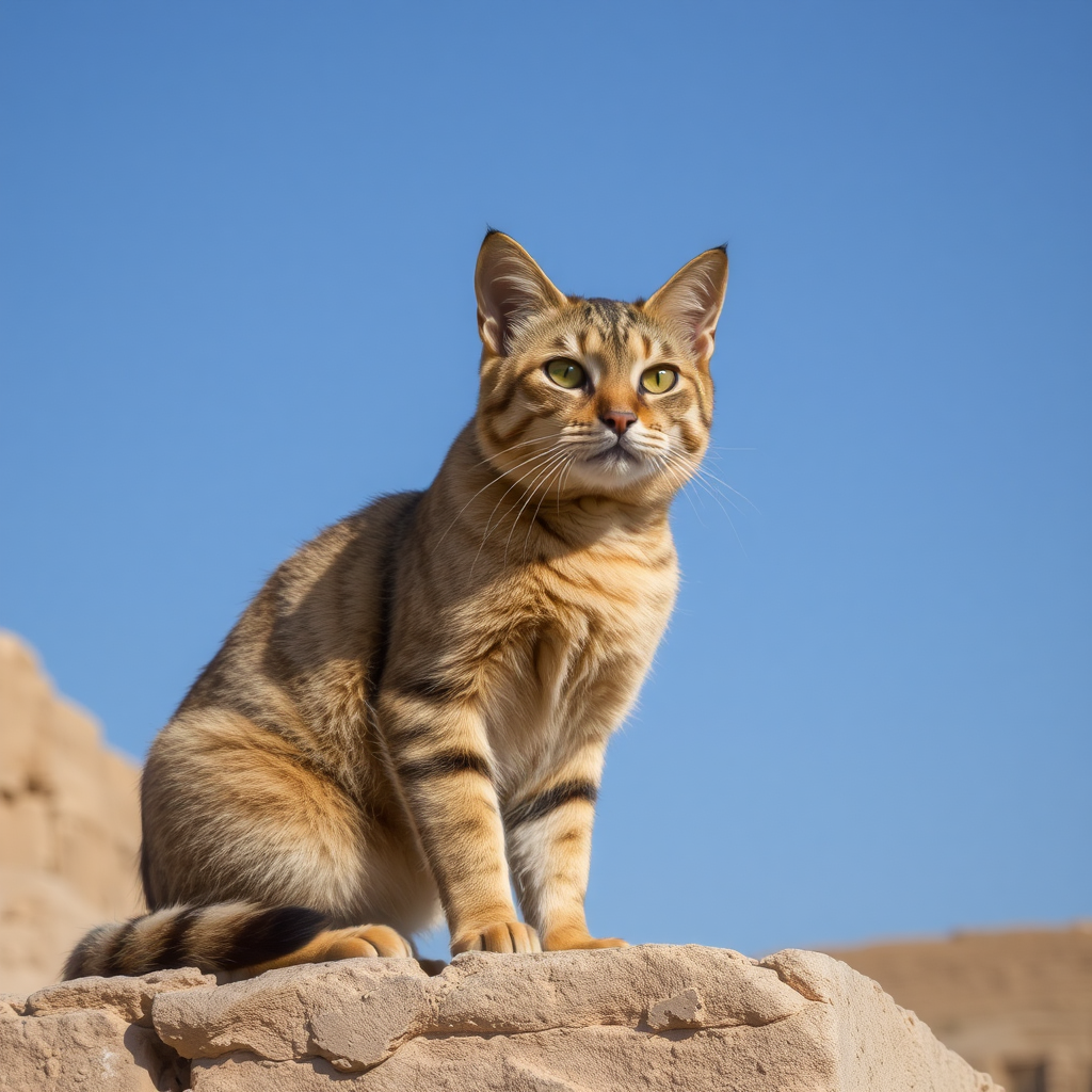 A cat in ancient Iran.