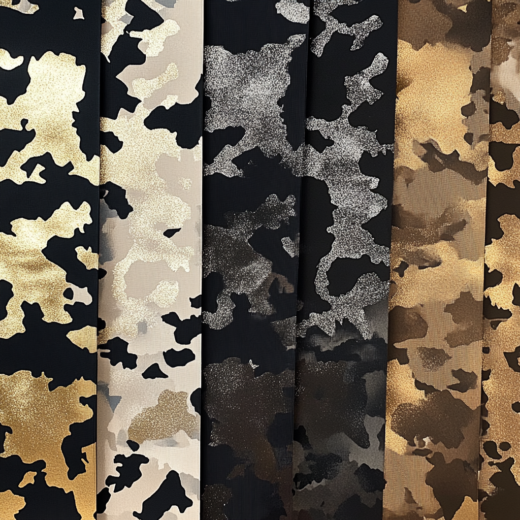 A colorful digital camouflage pattern