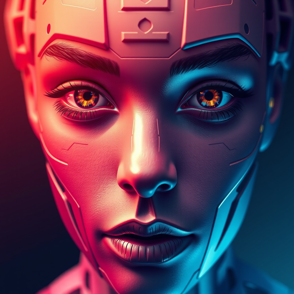 A colorful realistic image created by AI.