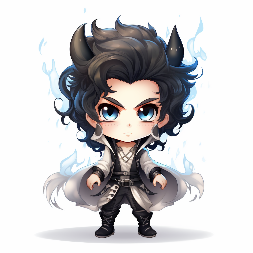 Chibi Style Greek God Hades