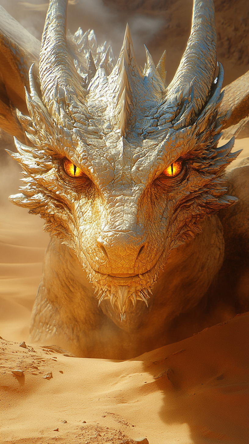 A Fearsome Desert Dragon