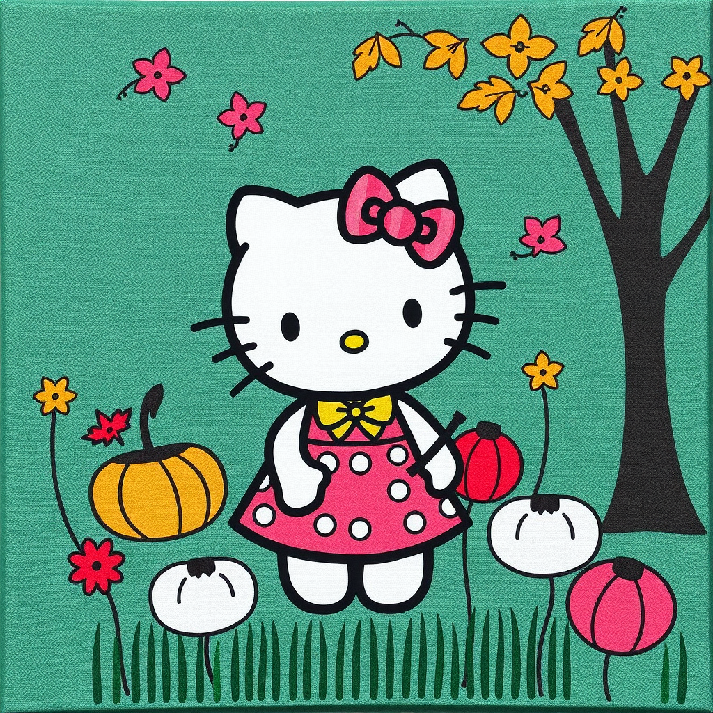 A fall collection inspired by Hello Kitty characters.