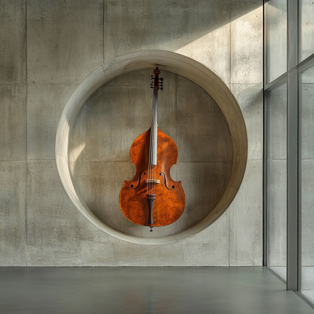 A musical instrument displayed in a museum