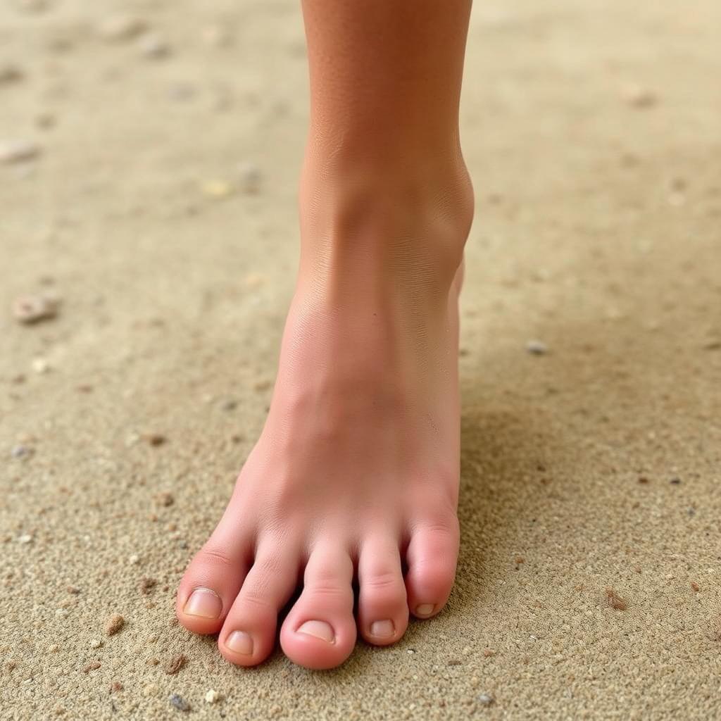 A six-toed person with a third leg.