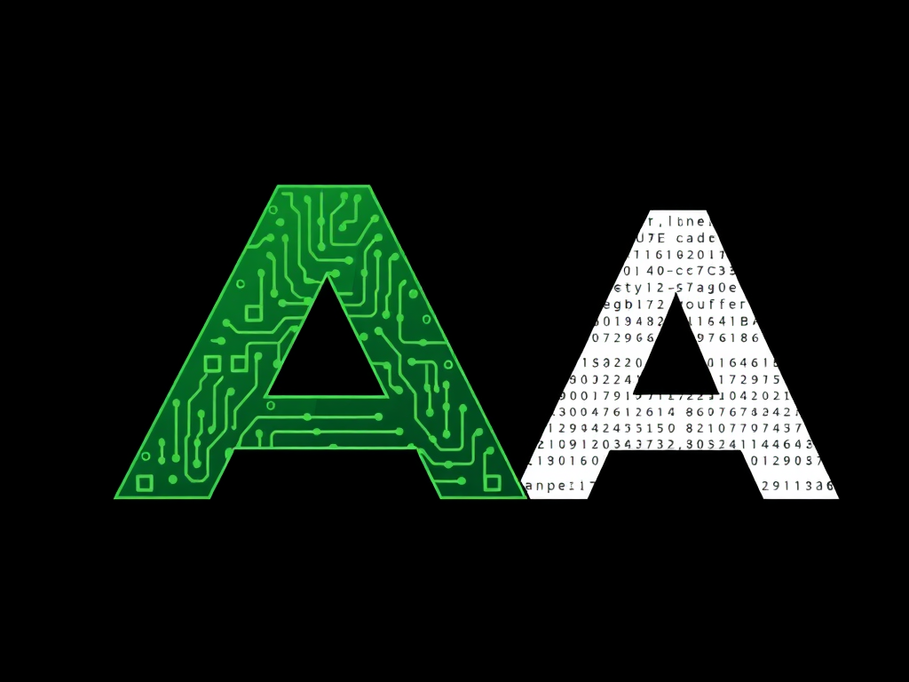 AA logo with green circuit board background and GPT code.