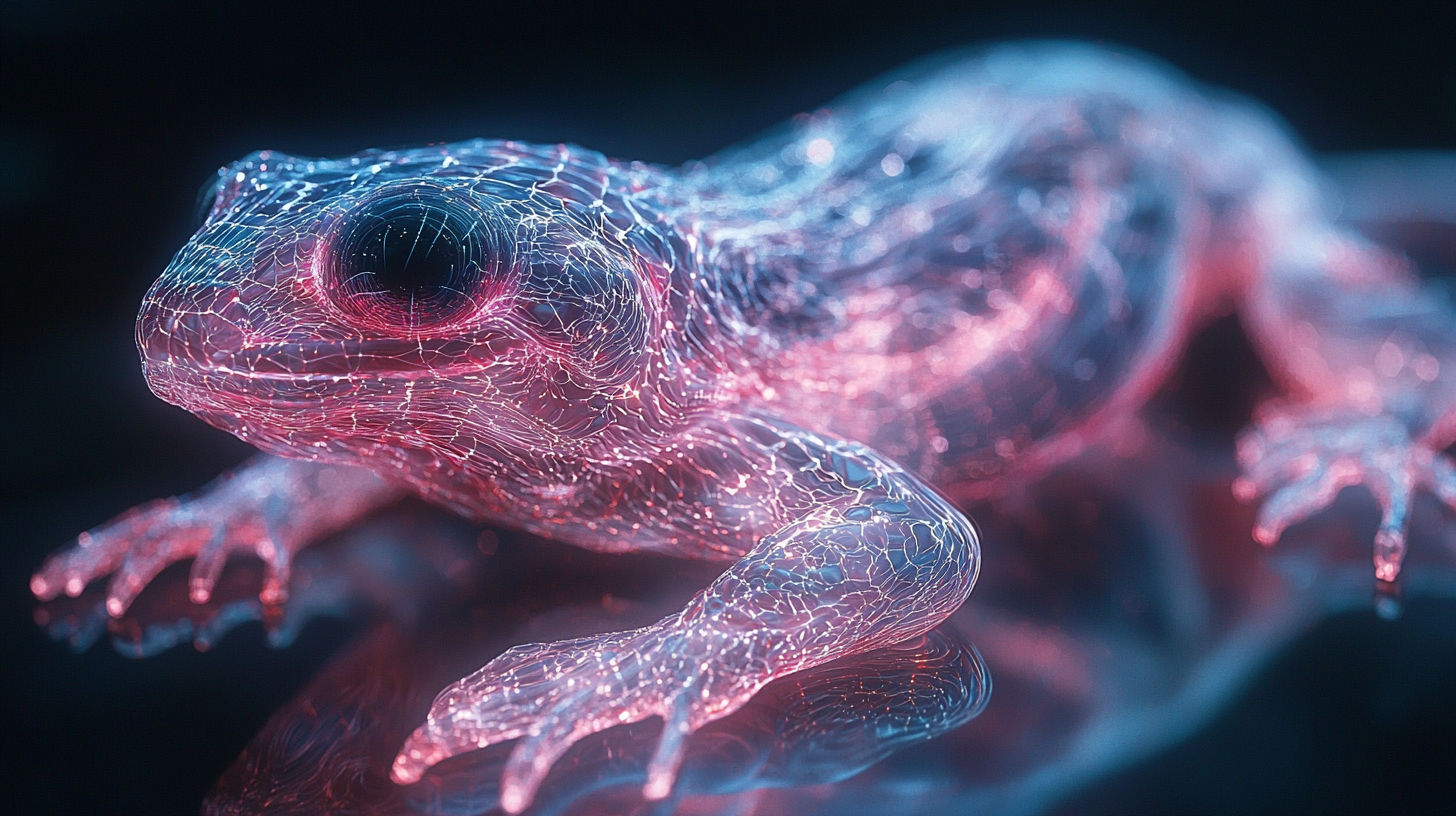 Alien Hybrid Pet in Neon Fiber Universe