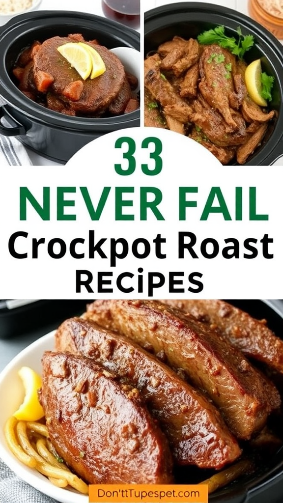 Amazing Crockpot Recipes Collage