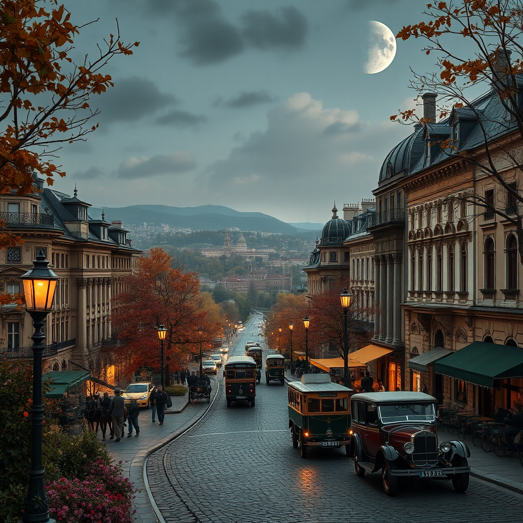 An Incredible Realistic 1900s Photograph of Budapeste