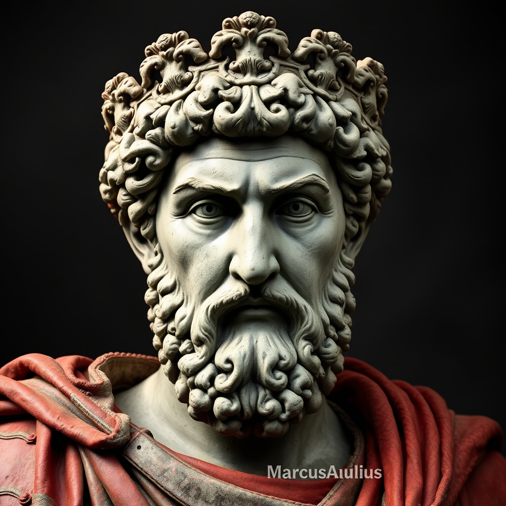 An ancient Roman emperor named Marcus Aurelius.