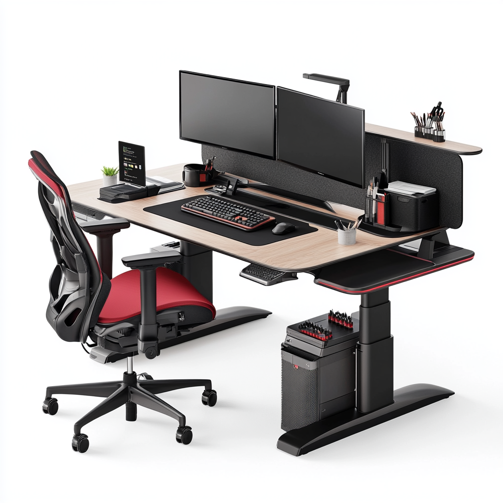 An optimized workspace reduces strain and enhances efficiency.