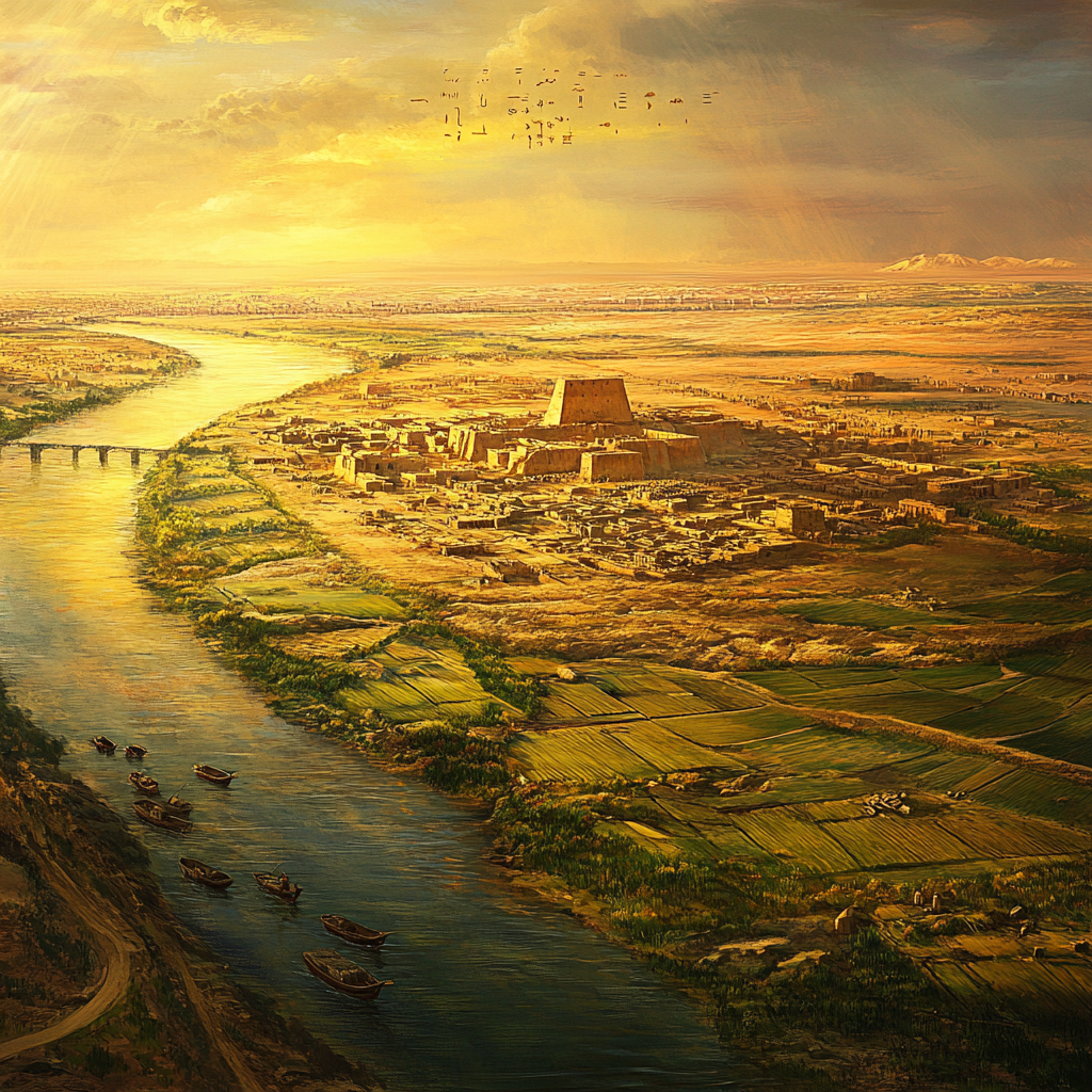 Ancient City Between Tigris and Euphrates Rivers