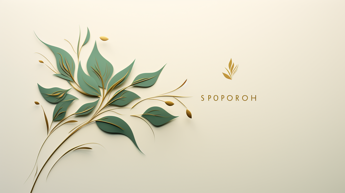 Apholia logo with leaf elements in green tones